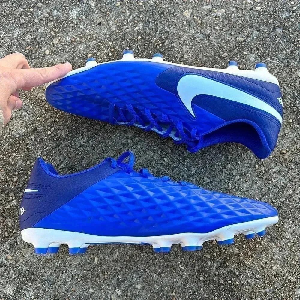 Nike Tiempo Legend 8 Club FG Hyper Royal Blue/White Men’s Sz 13 - Picture 2 of 11